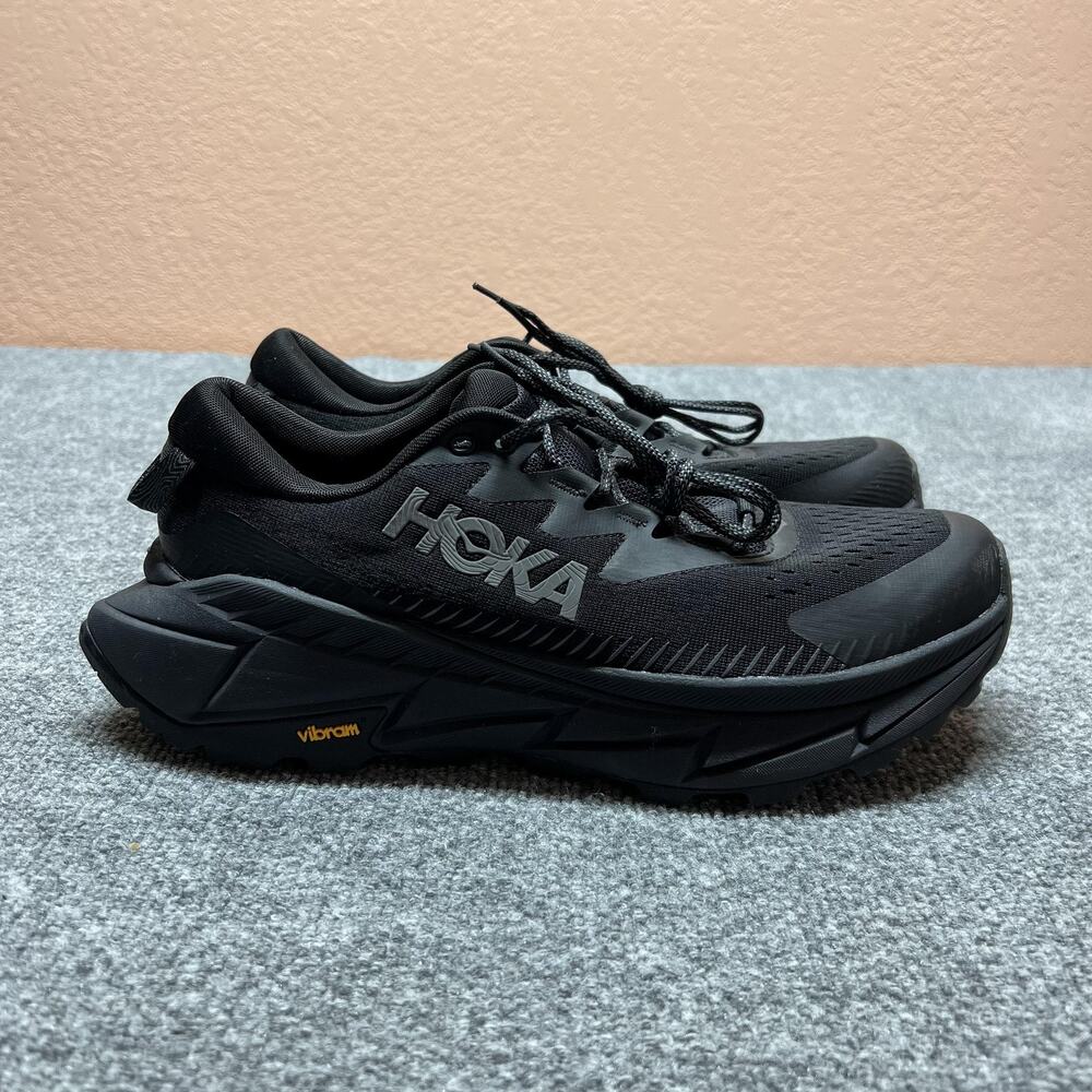 Hoka One One Skyline Float X Shoes Womens Size 11 Black Vibram 1143430 BBLC